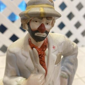 Emmett Kelly Barber clown